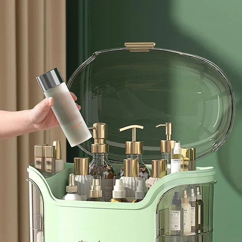 Desktop Dustproof Cosmetics Cosmetic Box Drawer Makeup Organizer Jewelry Organizer Large Capacity Bathroom Storage